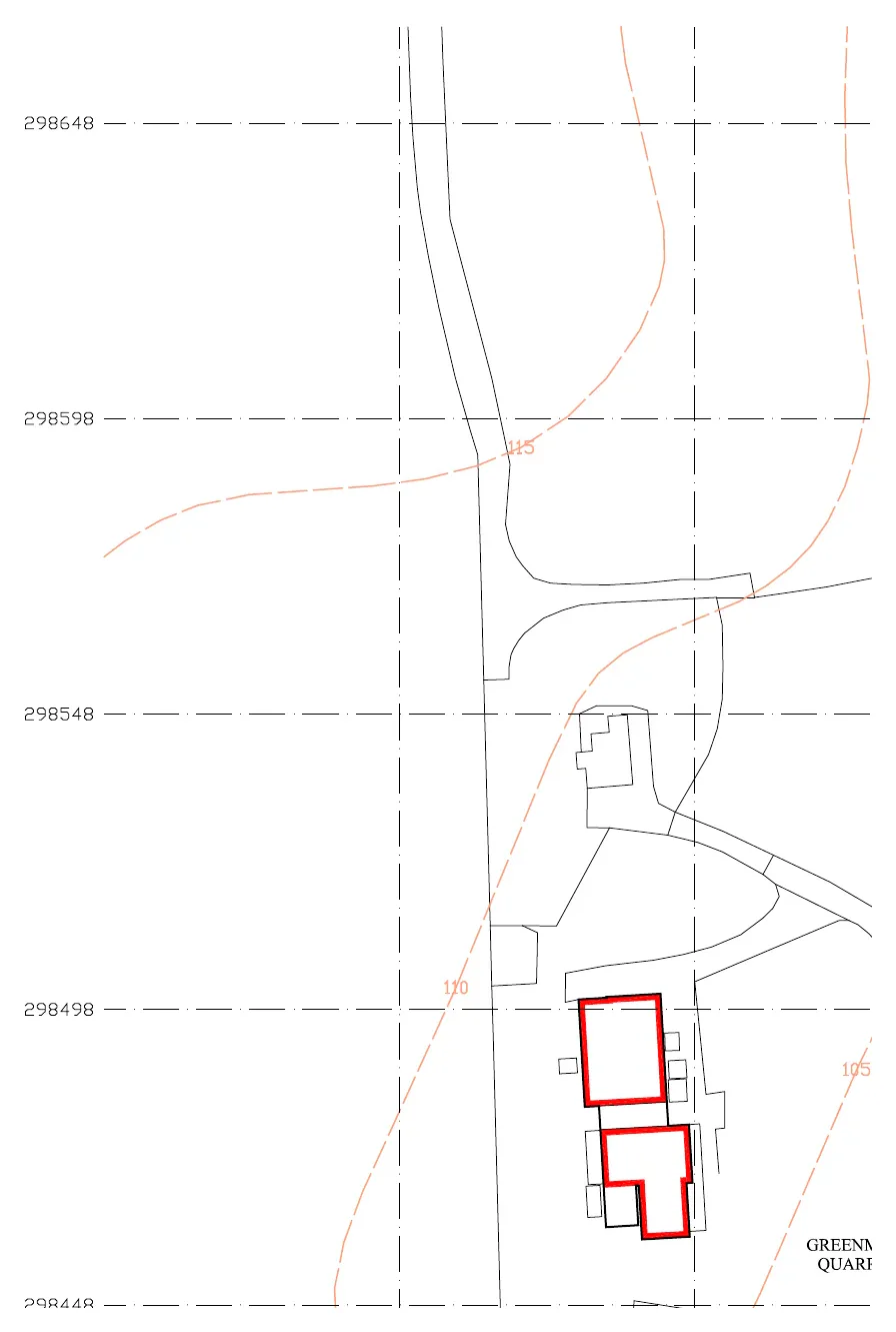 Location plan for Greenmeadow Quarry Farm