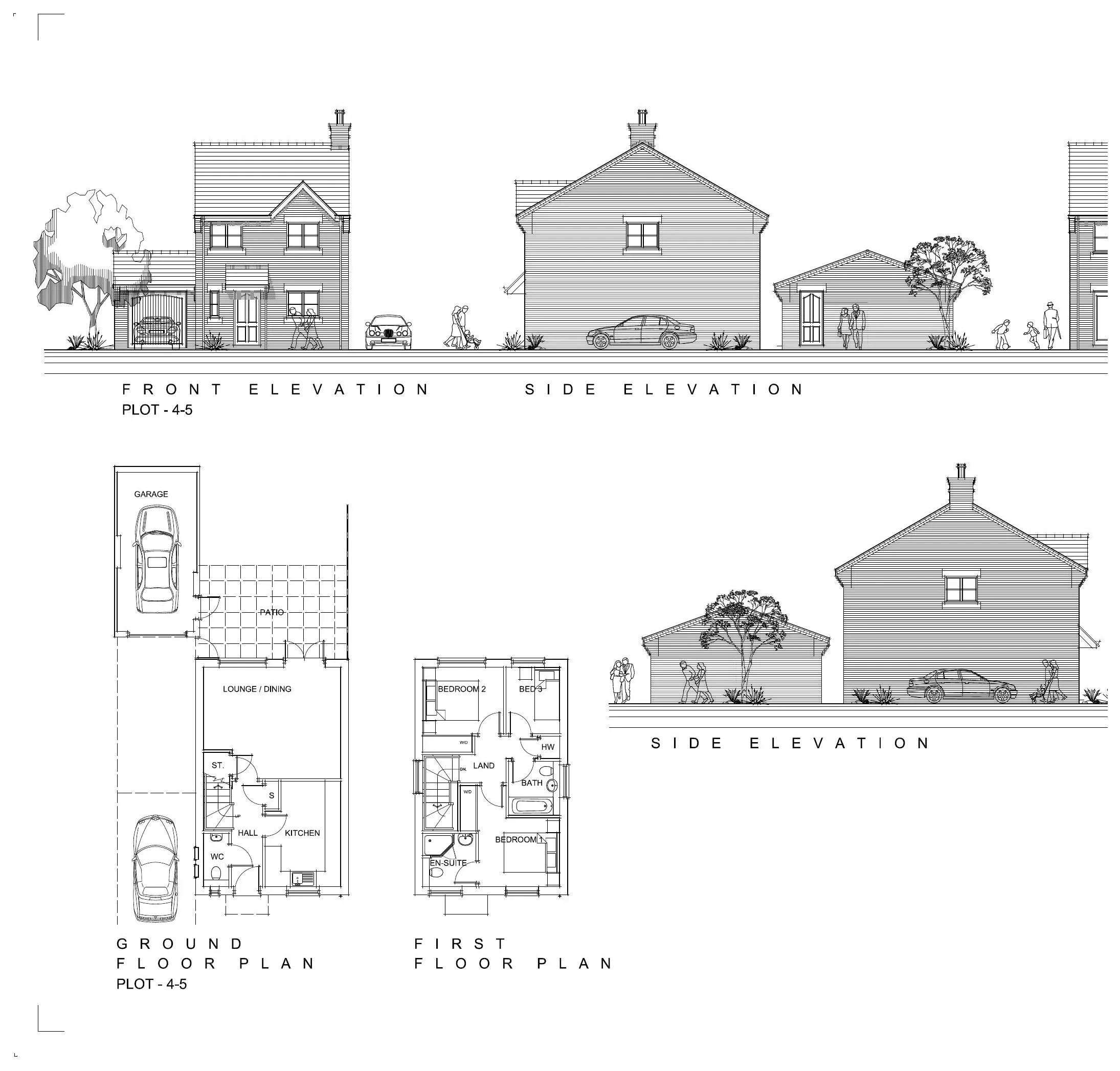 New dwelling plans and elevations