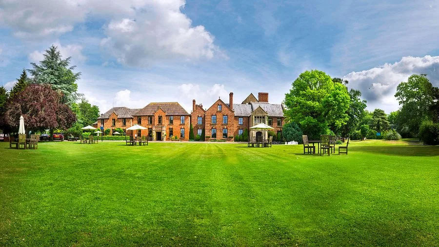 Hatherley Manor Hotel viewed across the lawn