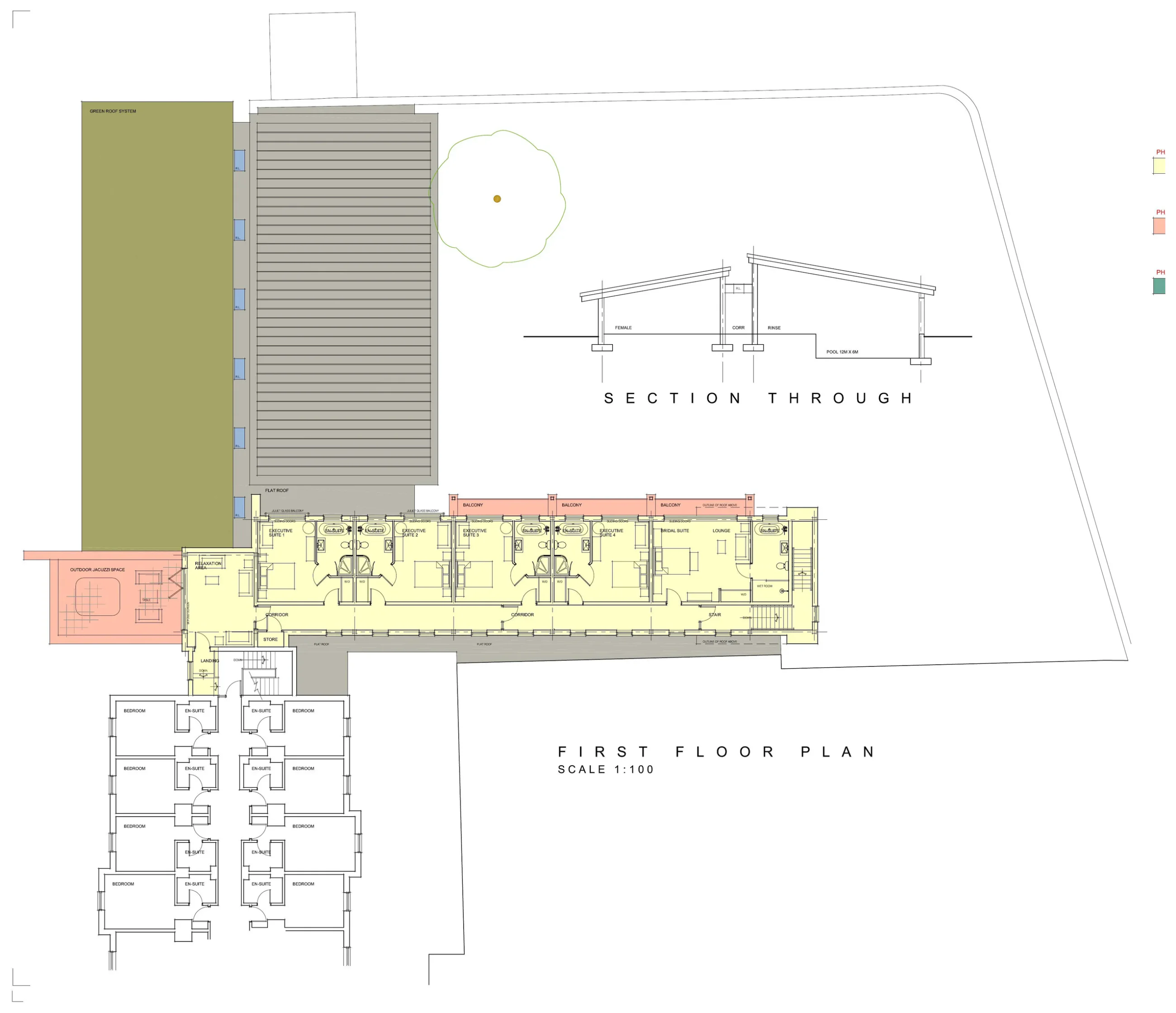 First floor plan for Hatherley Manor Hotel Spa