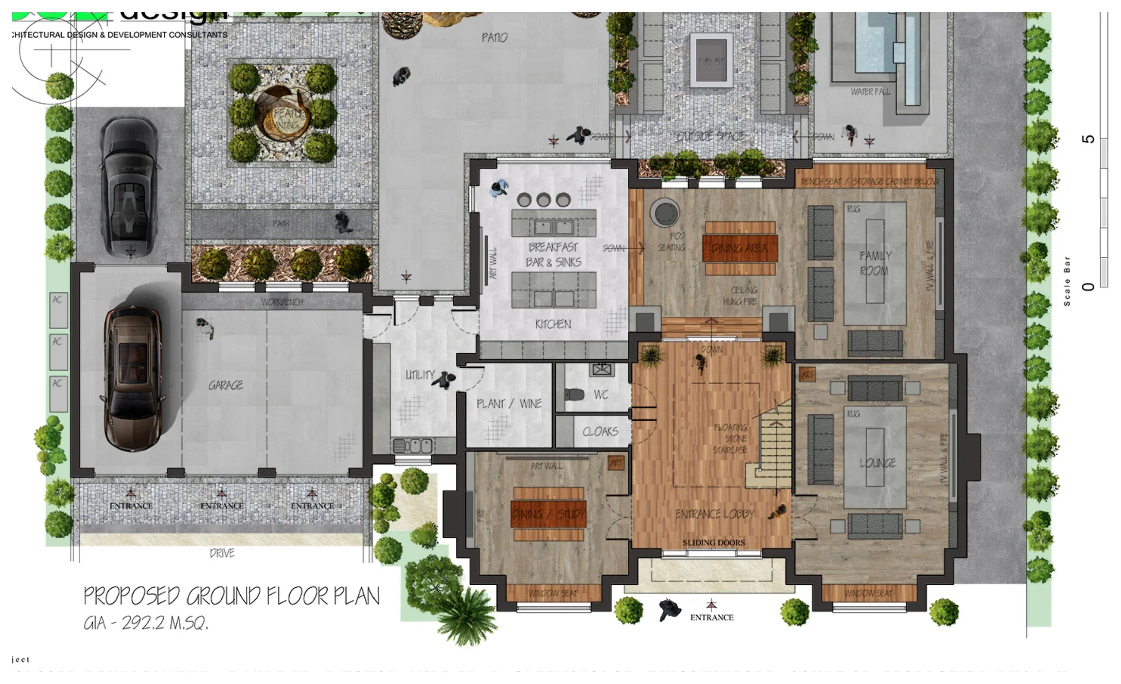 Proposed ground floor plan