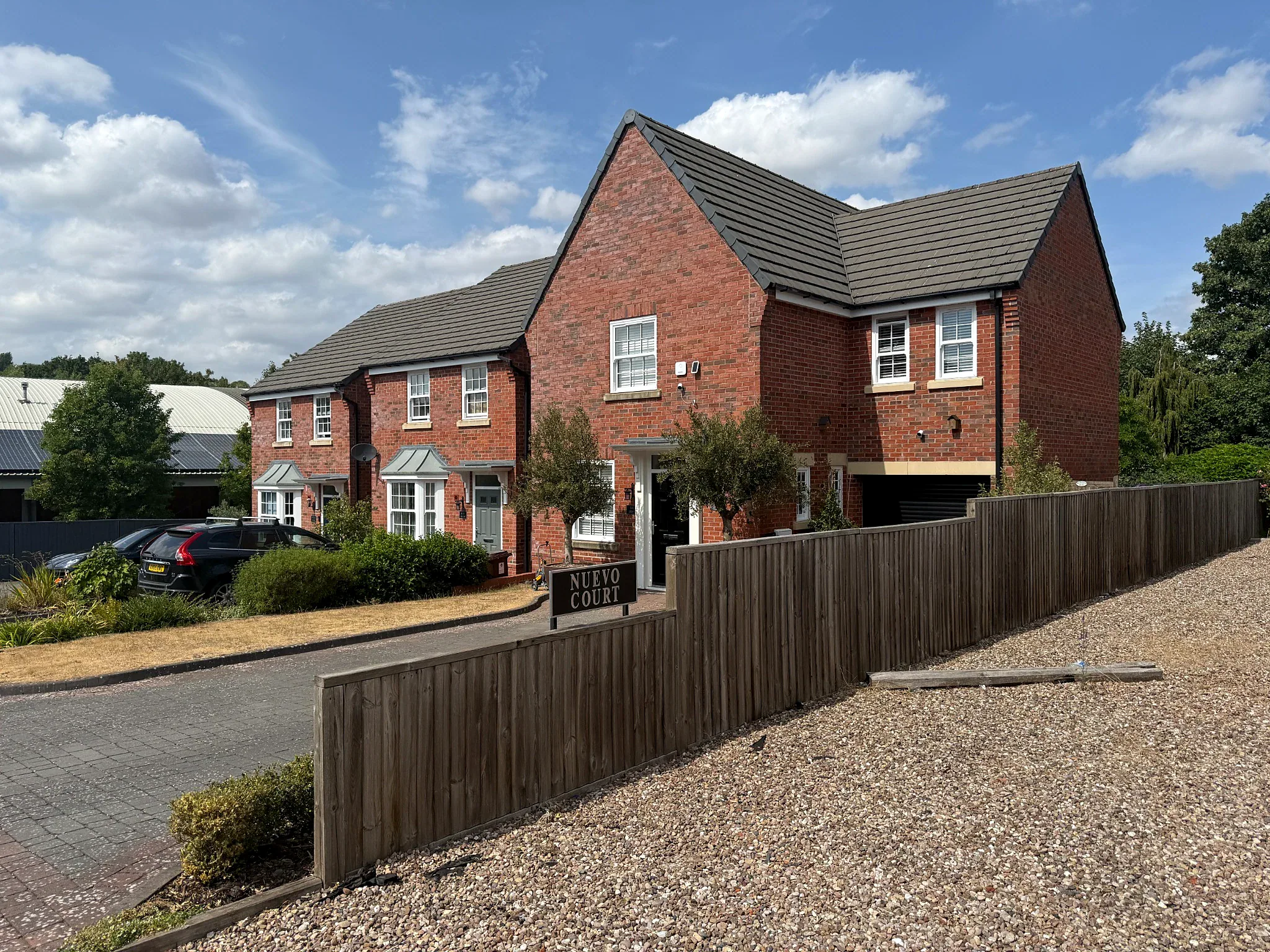 Completed Nuevo Court residential development at Newbridge Crescent