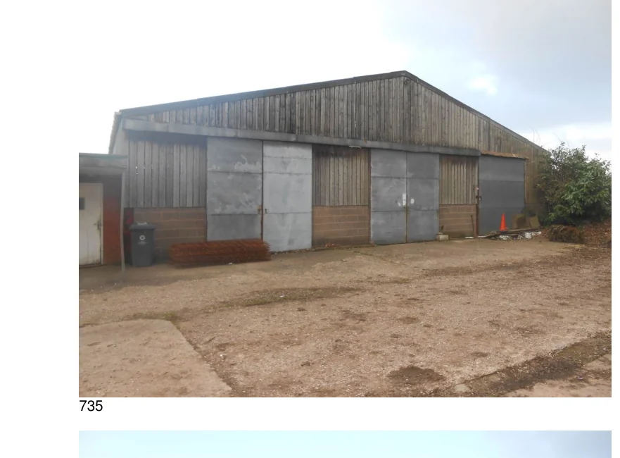 Existing agricultural building at Springhill Lane