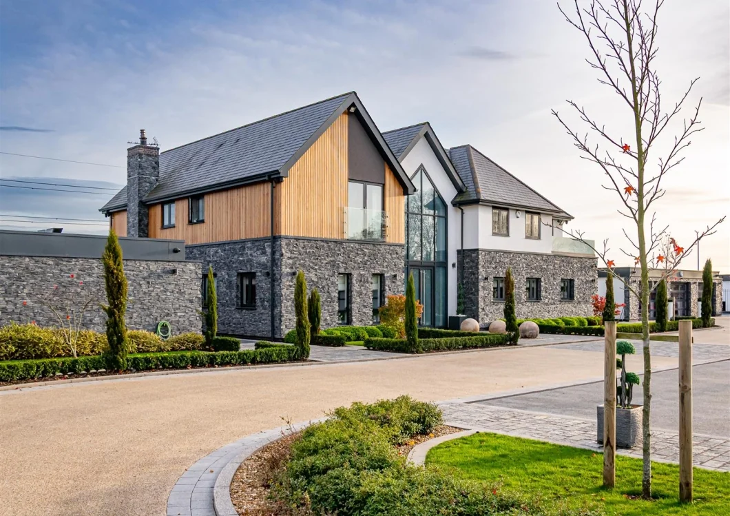 Completed front elevation of Standish, Mile Flat