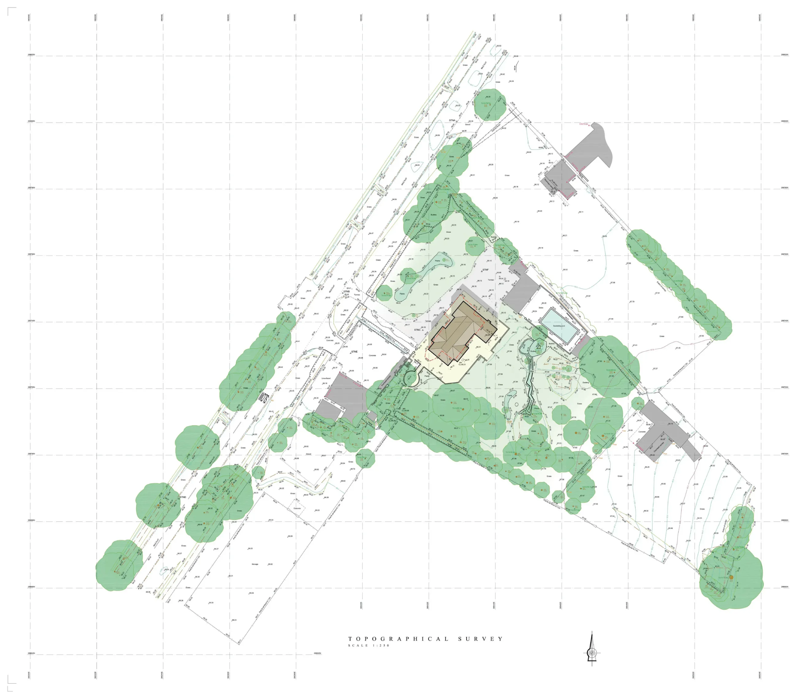 Proposed site layout plan for Standish