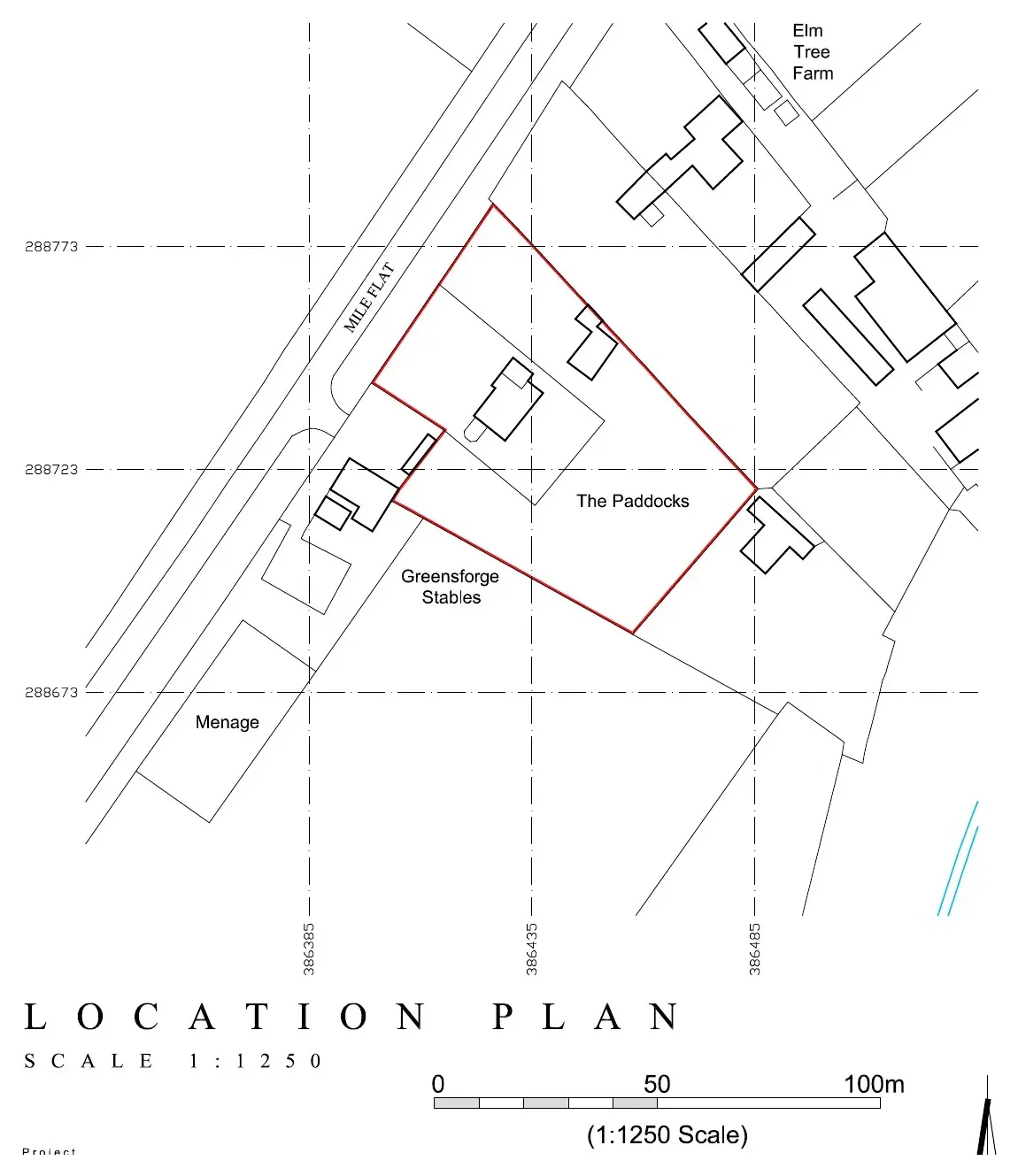 Location plan for Standish at Mile Flat