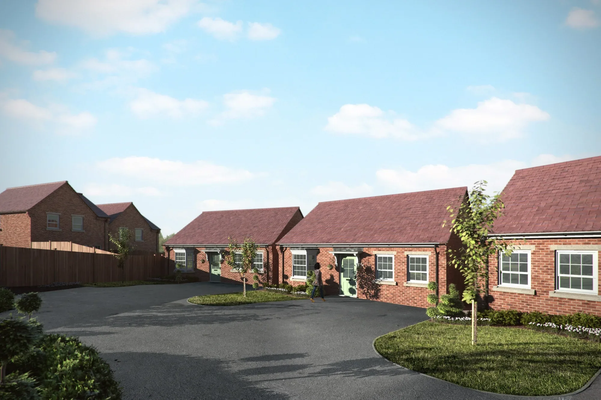 Proposed bungalow group at 11 Sytch Lane
